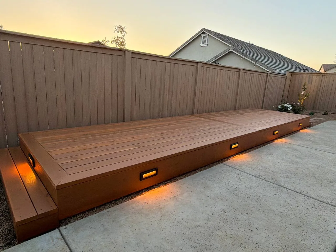 A finished deck project by a Deck Academy graduate company