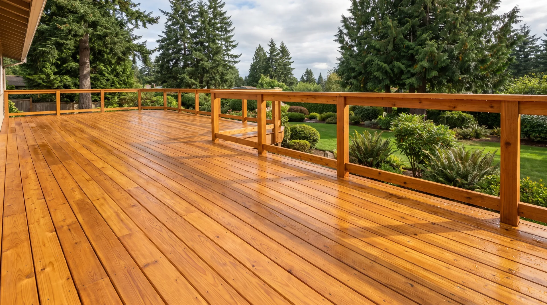 A Seattle deck before and after a Craft Boys build — after
